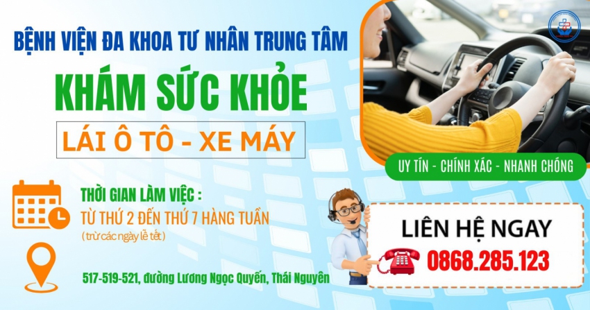 Khám Sức Khỏe Lái Xe Oto - Xe Máy
